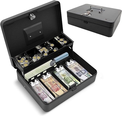 Caja metálica de seguridad